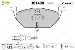 VALEO Set placute frana VALEO 301408 (301408)