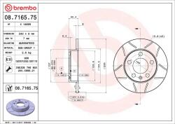 BREMBO Disc frana BREMBO 08.7165. 75 - fixbox