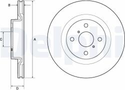 DELPHI Disc frana DELPHI BG4762C (BG4762C) - fixbox