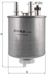 MAHLE Filtru combustibil MAHLE KL 834 (KL 834) - fixbox