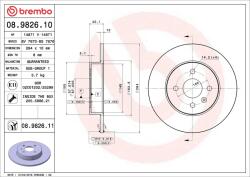 BREMBO Disc frana BREMBO 08.9826. 11 (08.9826.11)