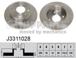 NIPPARTS Disc frana NIPPARTS J3311028 - fixbox