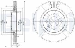 DELPHI Disc frana DELPHI BG2712 (BG2712) - fixbox