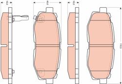 TRW Set placute frana TRW GDB3442 (GDB3442)