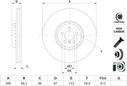 Bosch Disc frana BOSCH 0 986 479 H13 (0 986 479 H13) - fixbox