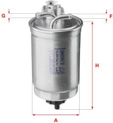 SOFIMA Filtru combustibil SOFIMA S 7600 NR (S 7600 NR) - fixbox