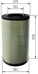 Bosch Filtru aer BOSCH F 026 400 678 (F 026 400 678) - fixbox