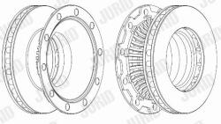 JURID Disc frana JURID 569145J - fixbox