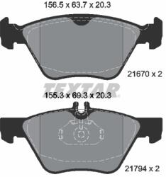 TEXTAR Set placute frana TEXTAR 2167001 (2167001) - fixbox