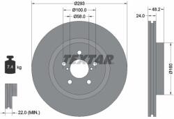 TEXTAR Disc frana TEXTAR 92327603 (92327603)