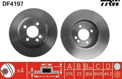 TRW Disc frana TRW DF4197 (DF4197) - fixbox