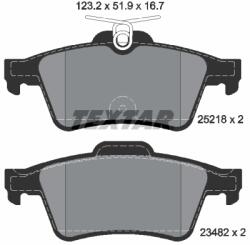 TEXTAR Set placute frana TEXTAR 2521801 (2521801)