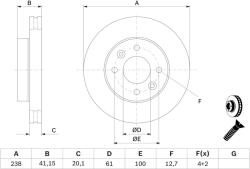 Bosch Disc frana BOSCH 0 986 478 276 (0 986 478 276) - fixbox