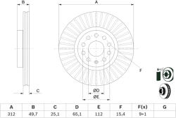 Bosch Disc frana BOSCH 0 986 479 932 (0 986 479 932) - fixbox