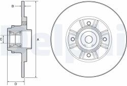DELPHI Disc frana DELPHI BG9114RS (BG9114RS) - fixbox