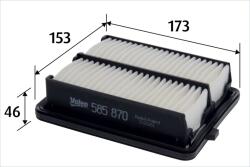 VALEO Filtru aer VALEO 585870 (585870) - fixbox