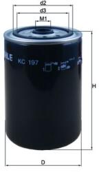 MAHLE Filtru combustibil MAHLE KC 197 (KC 197) - fixbox