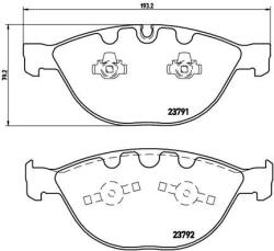BREMBO Set placute frana BREMBO P 06 047 (P 06 047)