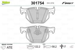 VALEO Set placute frana, frana disc VALEO 301754 - fixbox