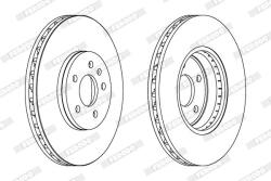FERODO Disc frana FERODO DDF1664C (DDF1664C)
