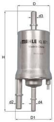 MAHLE Filtru combustibil MAHLE KL 871 (KL 871) - fixbox