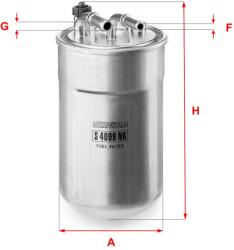 SOFIMA Filtru combustibil SOFIMA S 4099 NR (S 4099 NR) - fixbox