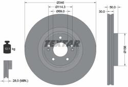 TEXTAR Disc frana TEXTAR 92342803 (92342803)