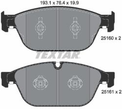TEXTAR Set placute frana TEXTAR 2516002 (2516002)