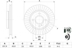 Bosch Disc frana BOSCH 0 986 479 566 (0 986 479 566) - fixbox