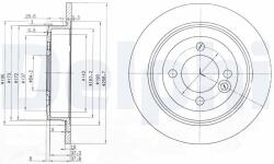 DELPHI Disc frana DELPHI BG3662C (BG3662C) - fixbox