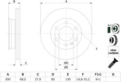 Bosch Disc frana BOSCH 0 986 479 294 (0 986 479 294) - fixbox