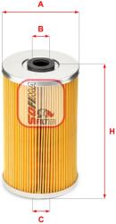 SOFIMA Filtru combustibil SOFIMA S 7411 N (S 7411 N) - fixbox