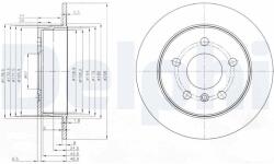 DELPHI Disc frana DELPHI BG3910C (BG3910C) - fixbox