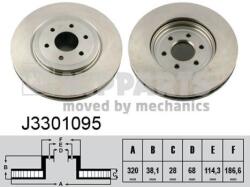 NIPPARTS Disc frana NIPPARTS J3301095 - fixbox
