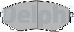 DELPHI Set placute frana DELPHI LP1095 (LP1095)