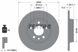 TEXTAR Disc frana TEXTAR 92083903 (92083903)