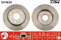TRW Disc frana TRW DF4830 - fixbox