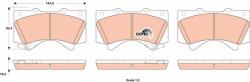 TRW Set placute frana, frana disc TRW GDB3524 - fixbox