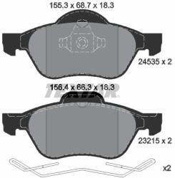 TEXTAR Set placute frana TEXTAR 2453501 (2453501) - fixbox