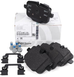 Original Bmw Set placute frana axa spate ORIGINAL BMW 34216867175 (34216867175)