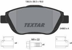 TEXTAR Set placute frana TEXTAR 2488301 (2488301) - fixbox