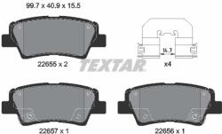 TEXTAR Set placute frana TEXTAR 2265501 (2265501)