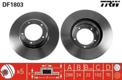 TRW Disc frana TRW DF1803 (DF1803) - fixbox