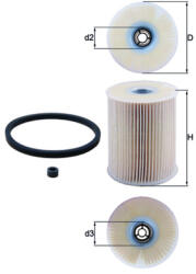 MAHLE Filtru combustibil MAHLE KX 231D (KX 231D) - fixbox
