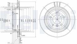 DELPHI Disc frana DELPHI BG3042 (BG3042) - fixbox
