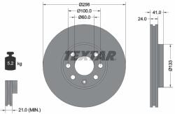 TEXTAR Disc frana TEXTAR 92091803 (92091803)