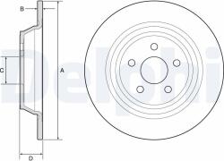 DELPHI Disc frana DELPHI BG4782C (BG4782C) - fixbox