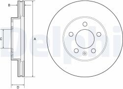 DELPHI Disc frana DELPHI BG4963C (BG4963C) - fixbox