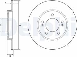 DELPHI Disc frana DELPHI BG4949C (BG4949C) - fixbox