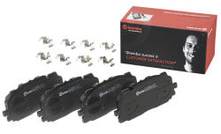 BREMBO Set placute frana axa fata (cu accesorii) BREMBO P85165 (P 85 165)